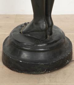 20th Century French Art Deco Lady Statue Lamp - 4133396