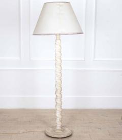 20th Century French Art Deco Plaster Floor Lamp - 4172834