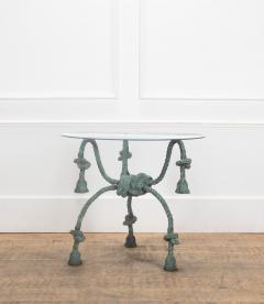20th Century French Bronze Rope Tasselled Table - 4226258
