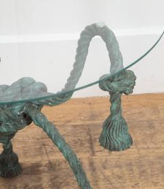 20th Century French Bronze Rope Tasselled Table - 4226264