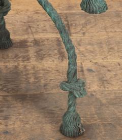 20th Century French Bronze Rope Tasselled Table - 4226265