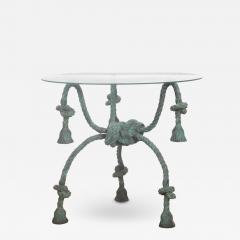20th Century French Bronze Rope Tasselled Table - 4226978