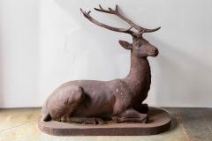 20th Century French Cast Iron Deer - 3955417