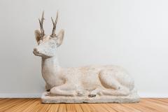 20th Century French Cement Deer - 3955404