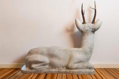 20th Century French Cement Deer - 3955405