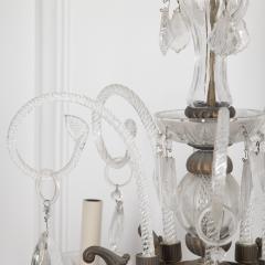 20th Century French Crystal and Bronze Chandelier - 3640515