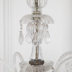 20th Century French Crystal and Bronze Chandelier - 3640551