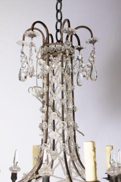 20th Century French Directoire Style Crystal Chandelier - 4088627