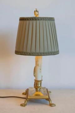 20th Century French Empire Style Bouillotte Lamp with Sphinx Motif - 4001774