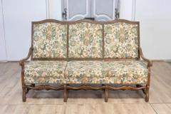 20th Century French Mutton Leg Walnut Sofa - 3945808