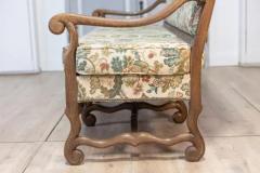 20th Century French Mutton Leg Walnut Sofa - 3945846