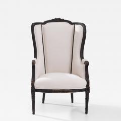 20th Century French Wooden Upholstered Armchair - 3272239