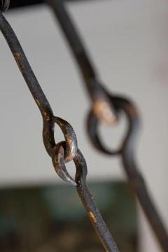 20th Century French Wrought Iron Chandelier - 3945700