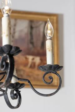 20th Century French Wrought Iron Chandeliers - 3945720