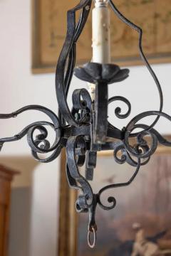 20th Century French Wrought Iron Chandeliers - 3945723