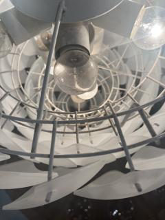 20th Century Frosted Glass Petal Chandelier 2 available  - 4340848