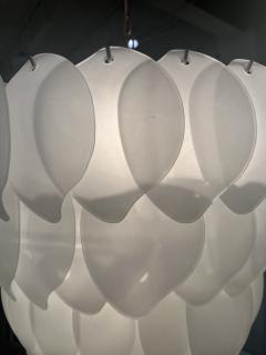 20th Century Frosted Glass Petal Chandelier 2 available  - 4340850