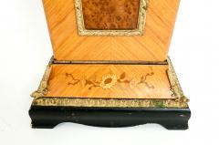 20th Century Fruitwood Veneer Case Tiffany Mantel Clock Pedestal - 1125384