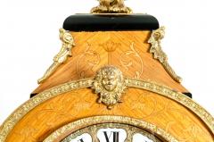 20th Century Fruitwood Veneer Case Tiffany Mantel Clock Pedestal - 1125388