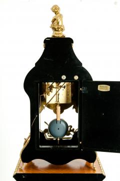 20th Century Fruitwood Veneer Case Tiffany Mantel Clock Pedestal - 1125391