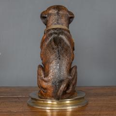 20th Century German Black Forest Dog Clock Holder c 1900 - 3087236
