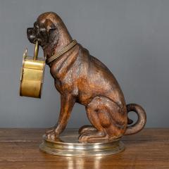 20th Century German Black Forest Dog Clock Holder c 1900 - 3087237