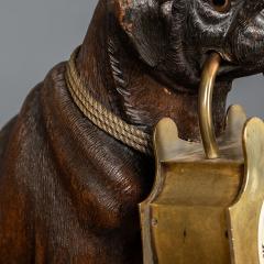 20th Century German Black Forest Dog Clock Holder c 1900 - 3087240