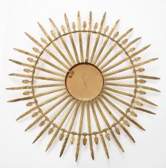 20th Century Gilded Sunburst Tole Mirror - 1538143