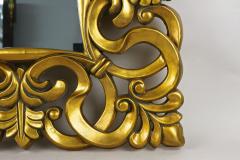20th Century Gilt Florentine Wall Mirror Foam Lacquered Italy ca 1970 - 4651112