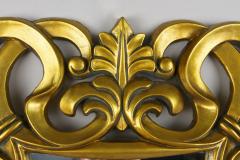 20th Century Gilt Florentine Wall Mirror Foam Lacquered Italy ca 1970 - 4651114