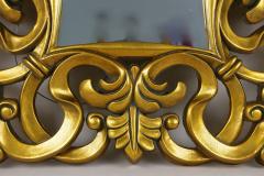 20th Century Gilt Florentine Wall Mirror Foam Lacquered Italy ca 1970 - 4651115