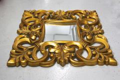 20th Century Gilt Florentine Wall Mirror Foam Lacquered Italy ca 1970 - 4651118