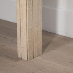 20th Century Glass and Travertine Console Table - 4226271