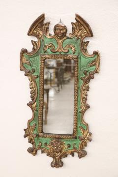 20th Century Gothic Style Carved Wood Wall Mirror - 3452789
