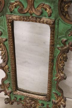 20th Century Gothic Style Carved Wood Wall Mirror - 3452791