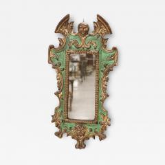 20th Century Gothic Style Carved Wood Wall Mirror - 3454885