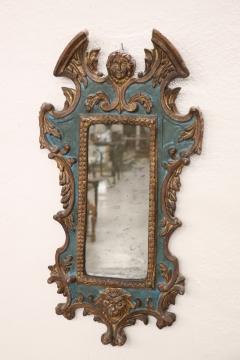 20th Century Gothic Style Carved Wood Wall Mirror - 3452822