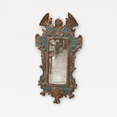 20th Century Gothic Style Carved Wood Wall Mirror - 3454888
