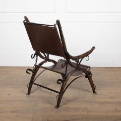 20th Century Horse Hair Harness Chair - 3623108