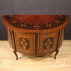 20th Century Inlaid Half Moon Sideboard - 4213283