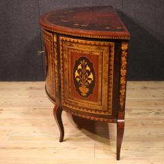 20th Century Inlaid Half Moon Sideboard - 4213290