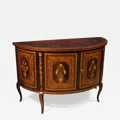 20th Century Inlaid Half Moon Sideboard - 4214215