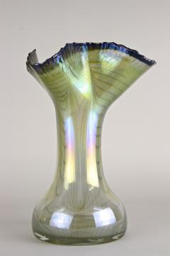 20th Century Iridescent Glass Vase by E Eisch Signed Germany 1982 - 3427915