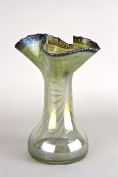 20th Century Iridescent Glass Vase by E Eisch Signed Germany 1982 - 3427916