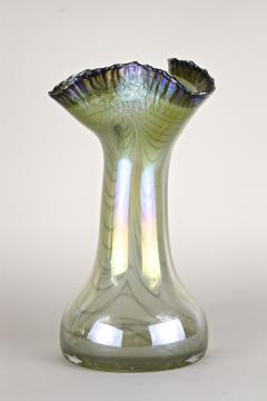 20th Century Iridescent Glass Vase by E Eisch Signed Germany 1982 - 3427923