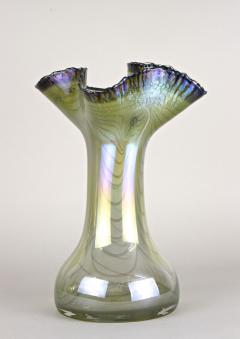 20th Century Iridescent Glass Vase by E Eisch Signed Germany 1982 - 4568148