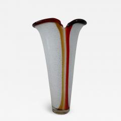 20th Century Italian Design Murano Artistic Glass Large Vase 1980s - 2482616