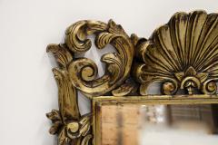 20th Century Italian Gilt Florentine Wall Mirror Italy circa 1950 - 4730433