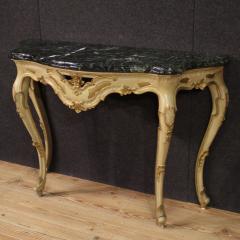20th Century Italian Lacquered and Gilded Console - 4218600