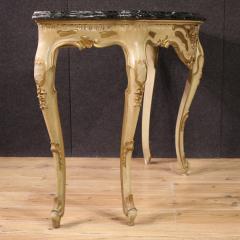 20th Century Italian Lacquered and Gilded Console - 4218602